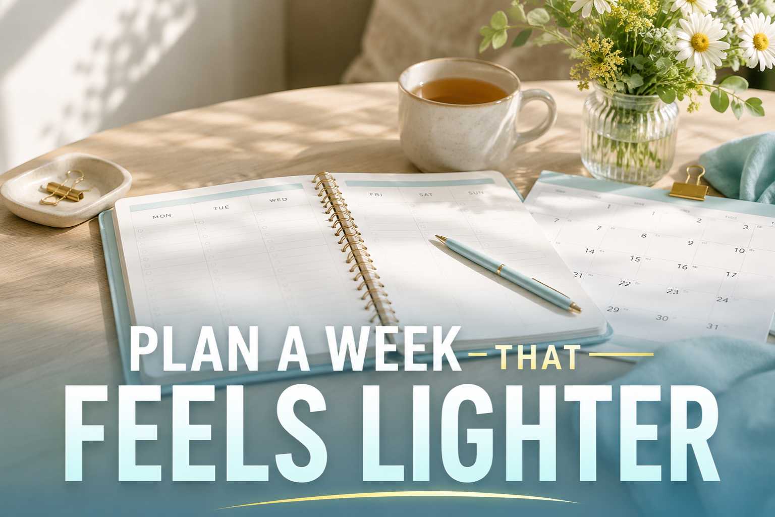 Plan a week